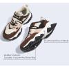 imageLUCKY STEP Womens Chunky Sneakers Fashion Platform Retro Tennis Casual Classic Cute Dad AntiSlip Stylish Walking Sport ShoesBrown Multi