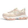 imageLUCKY STEP Womens Chunky Sneakers Fashion Platform Retro Tennis Casual Classic Cute Dad AntiSlip Stylish Walking Sport ShoesBeige