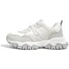 imageLUCKY STEP Womens Chunky Sneakers Fashion Platform Retro Tennis Casual Classic Cute Dad AntiSlip Stylish Walking Sport ShoesWhiteGrey