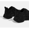 imageLUCKY STEP Rhinestone Chunky Sneakers for Women Fashion Platform Sparkly Dad Casual Shoes Lightweight Tennis Walking Sport FootwearBlack