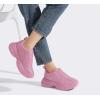 imageLUCKY STEP Rhinestone Chunky Sneakers for Women Fashion Platform Sparkly Dad Casual Shoes Lightweight Tennis Walking Sport FootwearPink