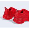 imageLUCKY STEP Rhinestone Chunky Sneakers for Women Fashion Platform Sparkly Dad Casual Shoes Lightweight Tennis Walking Sport FootwearRed