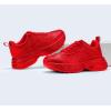 imageLUCKY STEP Rhinestone Chunky Sneakers for Women Fashion Platform Sparkly Dad Casual Shoes Lightweight Tennis Walking Sport FootwearRed