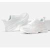 imageLUCKY STEP Rhinestone Chunky Sneakers for Women Fashion Platform Sparkly Dad Casual Shoes Lightweight Tennis Walking Sport FootwearWhite
