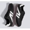 imageLUCKY STEP Women Classic Retro Gum Sole Fashion Sneakers Casual Tennis Skate Shoe Genuine Leather Walking Footwear Anti Slip TrainersBlack