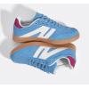 imageLUCKY STEP Women Classic Retro Gum Sole Fashion Sneakers Casual Tennis Skate Shoe Genuine Leather Walking Footwear Anti Slip TrainersBlue