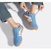 imageLUCKY STEP Women Classic Retro Gum Sole Fashion Sneakers Casual Tennis Skate Shoe Genuine Leather Walking Footwear Anti Slip TrainersBlue