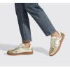 imageLUCKY STEP Women Classic Retro Gum Sole Fashion Sneakers Casual Tennis Skate Shoe Genuine Leather Walking Footwear Anti Slip TrainersGold