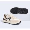 imageLUCKY STEP Womens Retro Fashion Casual Sneakers Colorblock Platform Classic Trendy Trainning AntiSlip Tennis Travel Walking ShoesBeige