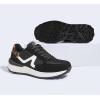 imageLUCKY STEP Womens Retro Fashion Casual Sneakers Colorblock Platform Classic Trendy Trainning AntiSlip Tennis Travel Walking ShoesBlack