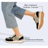 imageLUCKY STEP Womens Retro Fashion Casual Sneakers Colorblock Platform Classic Trendy Trainning AntiSlip Tennis Travel Walking ShoesGoldBlack