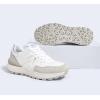 imageLUCKY STEP Womens Retro Fashion Casual Sneakers Colorblock Platform Classic Trendy Trainning AntiSlip Tennis Travel Walking ShoesWhiteSilver