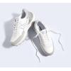 imageLUCKY STEP Womens Retro Fashion Casual Sneakers Colorblock Platform Classic Trendy Trainning AntiSlip Tennis Travel Walking ShoesWhiteSilver