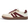 Beige/Red