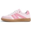 imageLUCKY STEP Women Classic Retro Gum Sole Fashion Sneakers Casual Tennis Skate Shoe Genuine Leather Walking Footwear Anti Slip TrainersPink