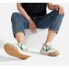 imageLUCKY STEP Womens Platform Tennis Walking Shoe Retro Chunky Casual Breathable Durable Deluxe Fashion Skate SneakerBeigeGreen