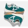 imageLUCKY STEP Womens Platform Tennis Walking Shoe Retro Chunky Casual Breathable Durable Deluxe Fashion Skate SneakerTurquoise Green