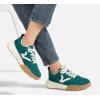 imageLUCKY STEP Womens Platform Tennis Walking Shoe Retro Chunky Casual Breathable Durable Deluxe Fashion Skate SneakerTurquoise Green