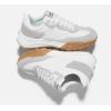 imageLUCKY STEP Womens Platform Tennis Walking Shoe Retro Chunky Casual Breathable Durable Deluxe Fashion Skate SneakerWhite
