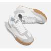 imageLUCKY STEP Womens Platform Tennis Walking Shoe Retro Chunky Casual Breathable Durable Deluxe Fashion Skate SneakerWhite