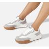 imageLUCKY STEP Womens Platform Tennis Walking Shoe Retro Chunky Casual Breathable Durable Deluxe Fashion Skate SneakerWhite