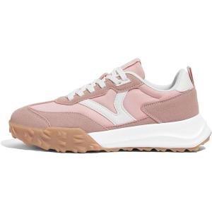imageLUCKY STEP Womens Platform Tennis Walking Shoe Retro Chunky Casual Breathable Durable Deluxe Fashion Skate SneakerPink