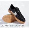 imageLUCKY STEP Womens Glitter Sneakers Fashion Retro Casual Sparkly Bling Shiny Dressy Bedazzled Bridal Wedding Anti Slip Walking ShoesBlackSilver