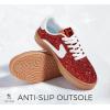 imageLUCKY STEP Womens Glitter Sneakers Fashion Retro Casual Sparkly Bling Shiny Dressy Bedazzled Bridal Wedding Anti Slip Walking ShoesRed