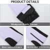 imageALSOGO Womens Insulated Snow Pants Waterproof Windproof Ski Bib Overalls Winter Snowboarding Pants Keep Warm Comfy02light Purple