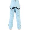 imageALSOGO Womens Snow Pants Waterproof Windproof Insulated Snowboarding Ski Bibs with Detachable SuspendersBlue