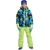 imageBoys Ski Jacket and Pants Snow Insulated Suit Windproof ampamp WaterproofGreen