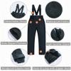 imageGS SNOWING Boys Ski Jackets and Pants Set Insulated Waterproof Windproof Snowsuit Winter Warm Hooded Coat01green