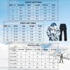 imageGS SNOWING Mens Winter Windproof Waterproof Snowsuit Snowboard Jacket and Ski Pants for Snow SportBlack