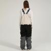 imageGS SNOWING Women and Men Ski Pants Snow Overalls Waterproof Snowboard Insulated Bibs for Couple852beige
