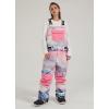 imageGS SNOWING Women and Men Ski Pants Snow Overalls Waterproof Snowboard Insulated Bibs for Couple854colorful