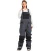imageGS SNOWING Women and Men Ski Pants Snow Overalls Waterproof Snowboard Insulated Bibs for Couple855grey