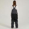 imageGS SNOWING Women and Men Ski Pants Snow Overalls Waterproof Snowboard Insulated Bibs for Couple855grey