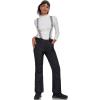 imageGS SNOWING Womens Insulated Snow Pants Waterproof Windproof Snowboard Ski Bibs with Detachable SuspendersBlack