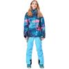 imageGS SNOWING Womens Insulated Snow Pants Waterproof Windproof Snowboard Ski Bibs with Detachable SuspendersBlue