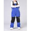 imageGS SNOWING Womens Snow Bibs Ski Pants Waterproof Windproof Insulated Ripstop Snowboarding Overalls for Winter SportRoyal Blue