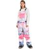 imageGS SNOWING Women and Men Ski Pants Snow Overalls Waterproof Snowboard Insulated Bibs for Couple854colorful