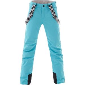 imageGS SNOWING Womens Insulated Snow Pants Waterproof Windproof Snowboard Ski Bibs with Detachable SuspendersBlue