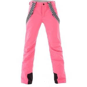 imageGS SNOWING Womens Insulated Snow Pants Waterproof Windproof Snowboard Ski Bibs with Detachable SuspendersPink