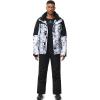 imageGS SNOWING Mens Jacket and Pants Set Insulated Waterproof Waterproof Snowboard Snowsuits for Snow Sport01huablack