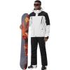 imageGS SNOWING Mens Jacket and Pants Set Insulated Waterproof Waterproof Snowboard Snowsuits for Snow Sport01whblack