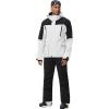 imageGS SNOWING Mens Jacket and Pants Set Insulated Waterproof Waterproof Snowboard Snowsuits for Snow Sport01whblack