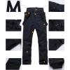 imageGS SNOWING Mens Jacket and Pants Set Insulated Waterproof Waterproof Snowboard Snowsuits for Snow Sport03black