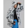 imageGS SNOWING Mens Jacket and Pants Set Insulated Waterproof Waterproof Snowboard Snowsuits for Snow Sport04white
