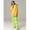 imageGS SNOWING Women and Men Pullover Hooded Insulated Ski Jacket Windproof Winter Warm Snow Coat for CoupleYellow