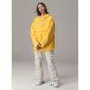 imageGS SNOWING Women and Men Pullover Hooded Insulated Ski Jacket Windproof Winter Warm Snow Coat for CoupleYellow